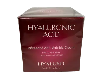 קרם נגד קמטים מועשר בחומצה היאלורונית