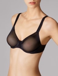 SHEER TOUCH BRA BLACK