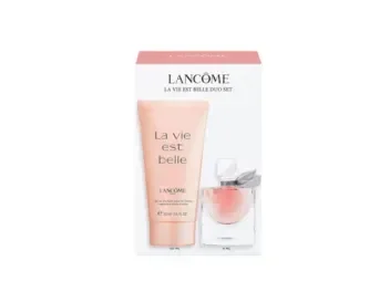 Lancome la via est belle 2 pc set for women 4 ml EDP 50 ml body lotion