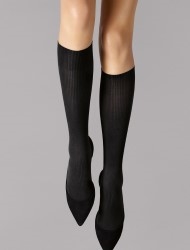 LOUISE KNEE HIGHS BLACK